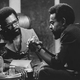 Ellis B. Haizlip (left) with Amiri Baraka. (Courtesy of Melissa Haizlip)